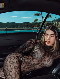 ชุดชั้นในเซ็กซี่แบบใหม่ลายเสือดาว แขนยาว ชุดบอดี้สูทตาข่ายสีดำสำหรับผู้หญิง - Product Image 2