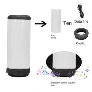 Bouteille d'eau intelligente en acier inoxydable écologique avec haut-parleur Bluetooth intégré, 20 OZ, lecteur de musique sans fil et fonctions électroniques - Product Image 4