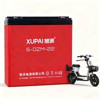 Batterie VRLA sans entretien XUPAI 12V 22Ah 6-DZM-22 pour scooter électrique et quad