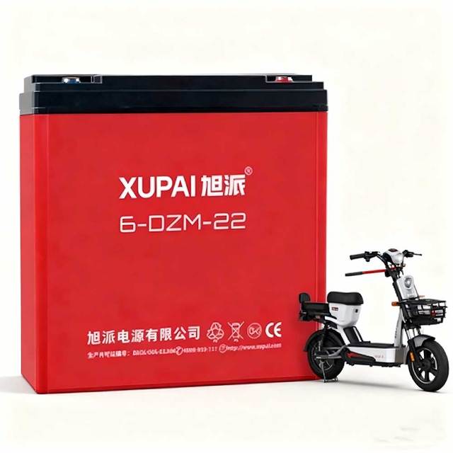 XUPAI Maintenance-Free 12V 22Ah VRLA Battery 6-DZM-22 for Electric Scooter & Quad Bike