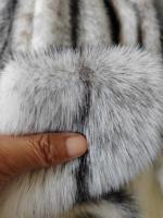 Fourrure de vison naturelle entière, texture velours, peaux de vison véritable pour vêtements et accessoires haut de gamme