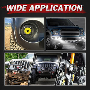 แสงสีขาว2.6นิ้ว2ชิ้น54W พื้นผิวลำแสงแคบติดตั้งบนพื้นผิวไฟ LED ทำงานขับรถทรงลูกบาศก์ - Product Image 2