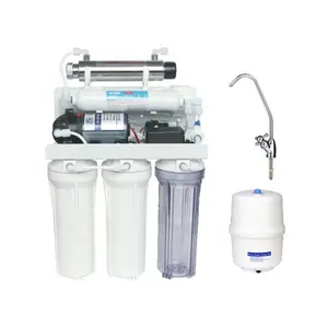 75GPD 6 stage Reverse Osmosis Under sink Water Filter R O Purifier faucet Tap Water filter with UV for kitchen use