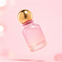 Flacons de parfum portables en verre vides de 50 ml/100 ml, rechargeables, avec vaporisateur, pour emballage cosmétique – Disponibilité immédiate