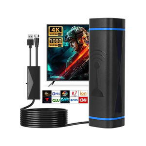 <span class=keywords><strong>Antena</strong></span> de <span class=keywords><strong>TV</strong></span> Digital <span class=keywords><strong>HD</strong></span> <span class=keywords><strong>para</strong></span> Interiores SIGNALWELL con Amplificador de Señal Inteligente, 1200+ Millas de Alcance, Ganancia de 39dBi, Plástico Negro, Compatible con Todos los Televisores Inteligentes 4K 1080p DTMB - Product Image 5