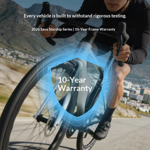 Bicicleta de <span class=keywords><strong>Carretera</strong></span> <span class=keywords><strong>SAVA</strong></span> Starship de Fibra de Carbono, con Cambio Eléctrico 105, Frenos de Disco de Aceite, Ultraligera, de Competición - Product Image 3