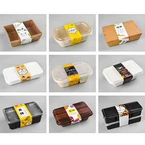 Manchons d'emballage en carton écologique personnalisés XJY, papier artistique, revêtement brillant, estampage à <span class=keywords><strong>chaud</strong></span>, bandeaux UV, gaufrage, <span class=keywords><strong>sushi</strong></span> - Product Image 4
