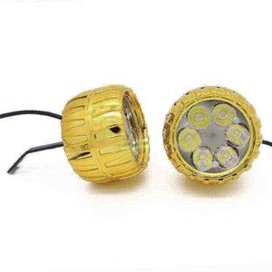 Phares antibrouillard à <span class=keywords><strong>LED</strong></span> multicolores 12v ronds Eclairage blanc Chrome Phares antibrouillard de <span class=keywords><strong>moto</strong></span> - Product Image 6