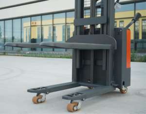 CE desain lengan pelindung 2 Ton listrik palet truk Stacker 1.5 Ton listrik Jack-Up Stacker <span class=keywords><strong>Forklift</strong></span> 3M listrik truk tumpuk - Product Image 4