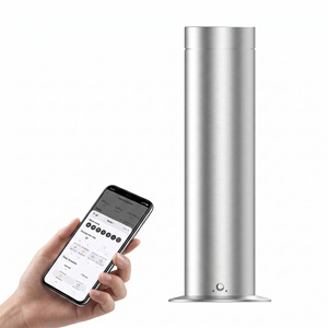 Diffuseur d'arômes de table 12W en aluminium, atomisation biphasique 300m³, télécommande, vente en gros - Product Image 1