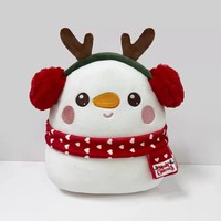 Jouets en peluche de Noël : Père Noël, Renne, Sapin de Noël, Série Guimauve Salamandre, Poupées rembourrées en coton PP, 0-24 mois