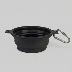 Tazón Plegable de Silicona para Mascotas con Mosquetón, Portátil, Fácil de Limpiar, Bebedero de Viaje para Perros y Gatos, Logotipo Personalizado, Venta al por Mayor, MOQ 1000 - Product Image 6