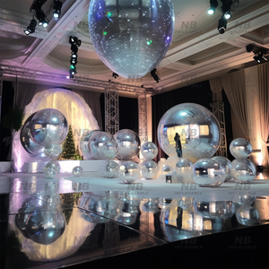 PVC Inflatable Shiny Mirror Balls Reflective Lightweight <b>Decoration</b> <b>Balloons</b> Customized PVC Inflatable Shiny Mirror Balls Reflec - Product Image 3