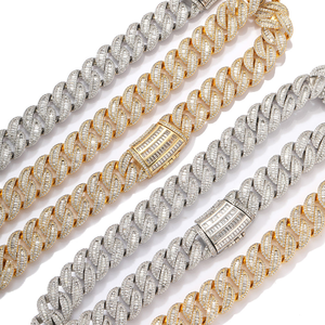 Collar de Cadena Cubana de Lujo Moderno con Estilo Moissanita, Plata 925, Joyería Hip Hop Personalizada para Hombres y Mujeres, Regalo de Boda y Compromiso - Product Image 2
