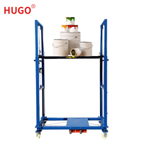 Plateforme de levage verticale automatique pliable en acier de 4 m 500 kg, alimentée par batterie, 130x75 cm