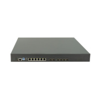 Routeur de pare-feu MikroTik basé sur Intel X99 prenant en charge le routeur FHD Xeon E5 2667V4 3.6GHz Multi Threads ROS7 6x lan 2x sfp + 2 PCIE X8