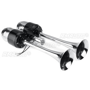 Bocina Eléctrica de Doble Trompeta de 500DB, Kit de Bocina de Aire Cromada de 12V/24V para Tren, Camión, Camioneta, Accesorios - Product Image 5