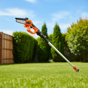 Sierra de poda inalámbrica 2 en 1, mini motosierra con capacidad de corte de 5 pulgadas y alcance de 8 pies, motor sin escobillas a batería para podar árboles y ramas - Product Image 2