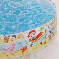 INTEX 56451 1,52 m x 25 cm Unter den Palmen Snapset Kinder-Plastik-Schwimmbecken