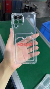 Tanxhonatop — étui de téléphone à poche pour cartes <span class=keywords><strong>a53</strong></span>, étui de téléphone transparent avec fente pour cartes - Product Image 2