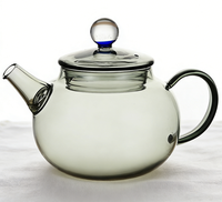 Vente flash : Carafe à café en verre, pour café filtre, 300 ml, 500 ml, couleur grise, avec couvercle