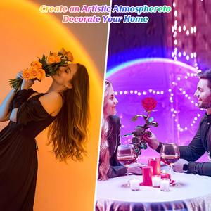 Proyector de Estrellas, Lámpara Nocturna de Galaxia, Proyector Espacial con Lámpara de Atardecer, Lámpara LED de Nebulosa para Dormitorio, Decoración del Hogar, Regalo para Niños - Product Image 4