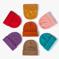 Unisex Volwassen Winter Warme Pet Hoge Kwaliteit Gebreide Slouchy Beanie Met Aangepaste Logo Patch Gemaakt Van Katoen Bedrukt Patroon