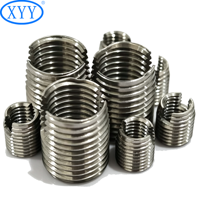 TC4 Titanium Alloy Self Tapping Insert for Mechanical Dynamic Parts Fatigue Resistant Durable Self Tapping Insert Thread