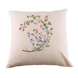 ชุดปลอกหมอนปักลายดอกไม้แบบพกพานุ่มสำหรับโซฟาตกแต่งคริสต์มาส - Product Image 2