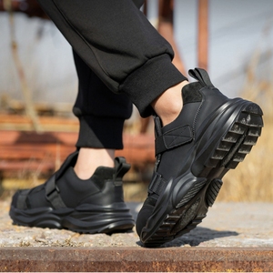 Safety <strong>Shoes</strong> for <strong>Men</strong> Steel Toe Anti-Puncture <strong>Velcro</strong> Work <strong>Shoes</strong> Lightweight Easy Slip-On Industrial Safety Footwear - Product Image 4