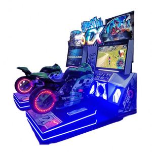 Nouvelle machine de jeu vidéo de moto double 42 pouces 5DX avec flamme dynamique complète, machine de jeu à monnayeur - Product Image 4