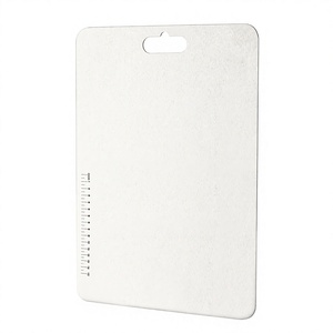 Planche à découper en acier inoxydable, bloc à hacher rectangulaire de qualité alimentaire avec trou de poignée - Product Image 3