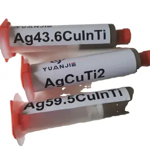 5 Active vacuum brazing silver solder paste AgCuTi and AgCuInTi Special solder paste for welding ceramic metal and diamond