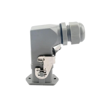 Connecteur Rectangulaire Mâle BAIRUI Haute Performance 10A IP67 Étanche 220V 4+1 Broches Prise Industrielle Aviation en Aluminium