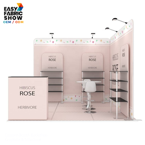 Stand Espositivo Modulare 10ft 20ft con Telaio in Alluminio e Tessuto Tensionato, Kit Completo Portatile per Fiere ed Esposizioni - Product Image 2