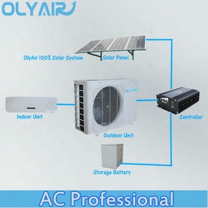 Olyair CASSETTE เครื่องปรับอากาศพลังงานแสงอาทิตย์24000btu ควบคุมแอป WiFi เครื่องปรับอากาศ - Product Image 1