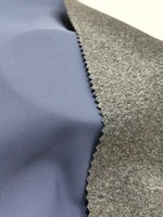 Tissu Interlock Cationique Brossé en Nylon, Polyester et Spandex, 160 cm, 400 g/m², Respirant, Extensible dans les Quatre Sens, pour Lingerie Féminine (Vente en Gros)