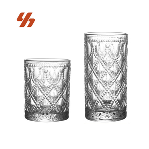 Modern Vintage Custom <strong>Glass</strong> Cup Diamond Clear Engraved Crystal Shot <strong>Glass</strong> Stemless Whiskey Wine <strong>Glasses</strong> for Bar <strong>Party</strong> - Product Image 1