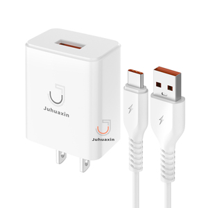 Juhuaxin Nhà Máy Chứng Nhận Chất Lượng Cao Điện Thoại Di Động Máy Tính Xách Tay Chúng Tôi Sạc USB Set 2.1A-2.4A 12W Nhanh Qc3.0 Gan Cho Điện Thoại <span class=keywords><strong>Android</strong></span> - Product Image 2