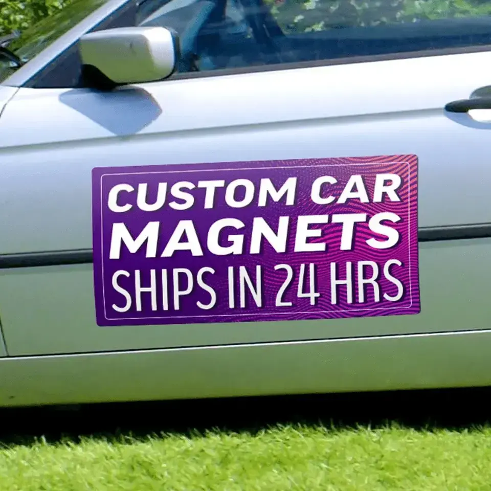Factory Price Custom Vinyl Outdoor Logo Vehicle Poster Car Decals Magnetic Sticker