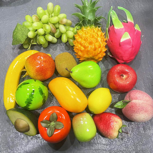 Frutas y verduras artificiales de espuma realista al por mayor para decoración del hogar de fiesta de boda o Navidad - Product Image 1