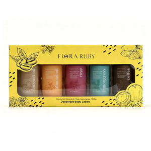 Flora Ruby, Producción Profesional de Loción Corporal Desodorante, Loción Corporal Humectante, Suave y No Irritante, Paquete de 5 - Product Image 5
