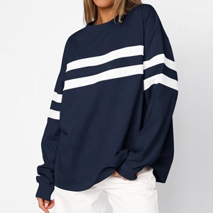 Sweat-shirt décontracté pour femme, coupe oversize, imprimé personnalisé, col rond, respirant, écologique, motif lettres, style hiver automne - Product Image 6