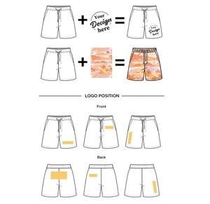 <span class=keywords><strong>Pantaloncini</strong></span> da spiaggia Casual da <span class=keywords><strong>uomo</strong></span> personalizzabili da <span class=keywords><strong>uomo</strong></span> in <span class=keywords><strong>cotone</strong></span> 100% taglia media Plus ODM/OEM pantaloni in bianco Logo con motivo solido pettinato - Product Image 6