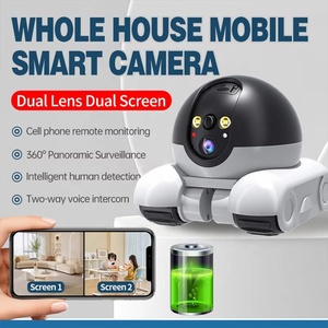 Camera giám sát thú cưng trong nhà, kết nối WiFi, đồ chơi camera tự hành, tránh vật cản, tầm nhìn ban đêm, đàm thoại hai chiều dành cho chó mèo - Product Image 2
