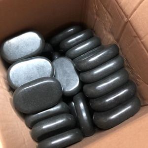 Nouvel ensemble de pierres de Massage essentielles, pierres de basalte pour spa professionnel ou domestique, détente, guérison, soulagement de la <span class=keywords><strong>douleur</strong></span> - Product Image 4