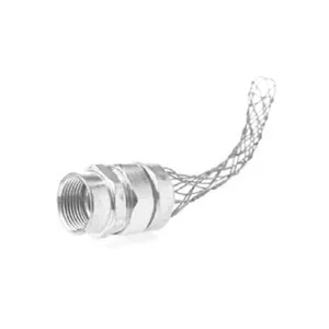 Aço inoxidável malha reta conector fêmea aperto líquido-apertado estirpe alívio Grip