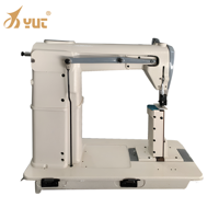 Machine à coudre industrielle à colonne à tête haute, simple ou double aiguille, pour chaussures, modèles YT-810/820