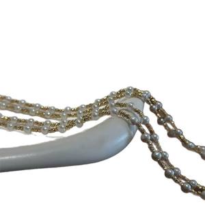 Collar de Perlas de Agua Dulce con Cabeza de Vaca de Plata Pura S925 de Lujo Ligero para Mujer, Cadena de Clavícula con Colgante de Cuerno de Vaca - Product Image 5