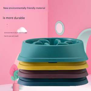 Mangiatoia per cani lenta con Base antiscivolo antiscivolo per ridurre il gonfiore eccessivo vomito obesità per cibi crudi secchi umidi - Product Image 2